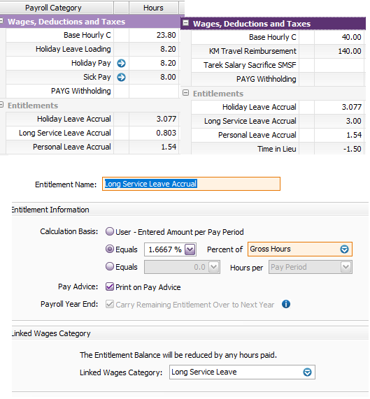 Solved Accrual Entitlements MYOB Community