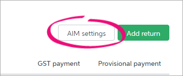 Map your accounts from the AIM settings page.