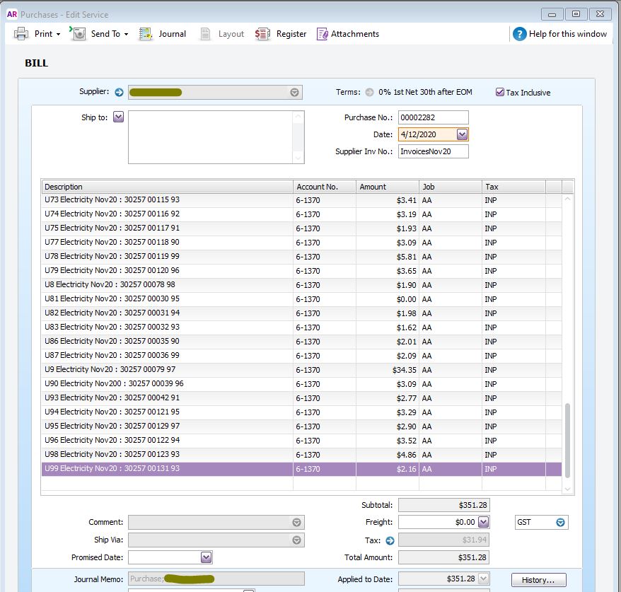 Payable Reconciliation out of balance | MYOB Community