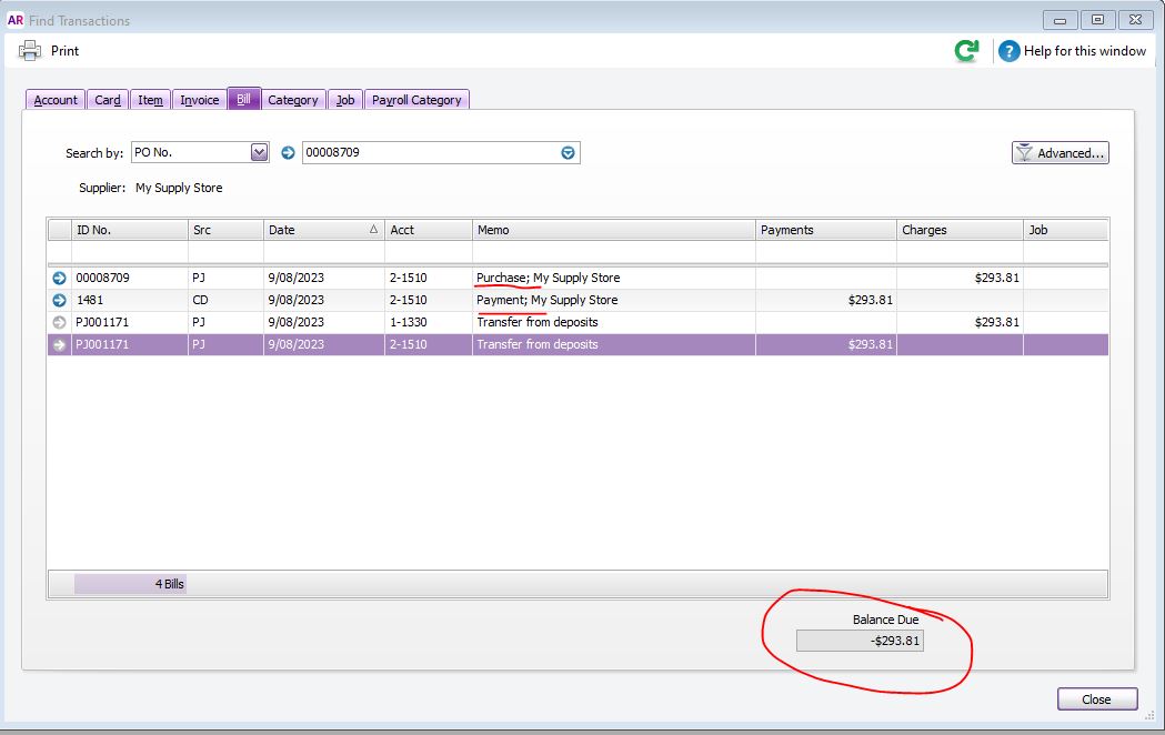 Incorrect Credit Balance | MYOB Community