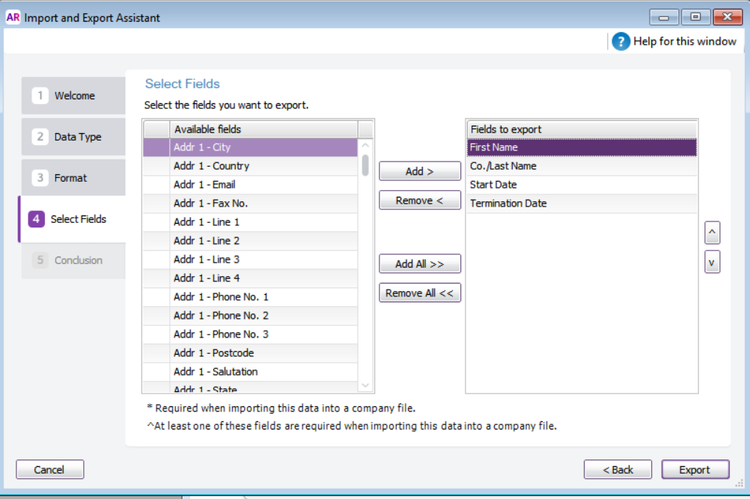 start and finish date export.PNG