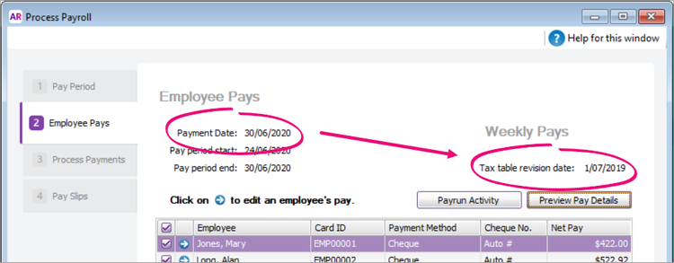 2020.2 Tax table revsion date shown when processing payroll.png