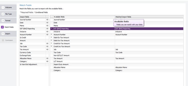 Importing General Journals | MYOB Community